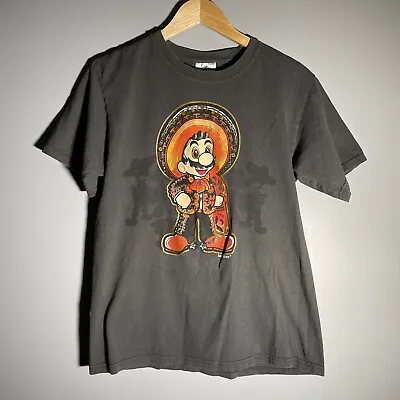 Vintage 90s Mario Mariachi Parody Comedy T Shirt Mens Size Medium • $16.97