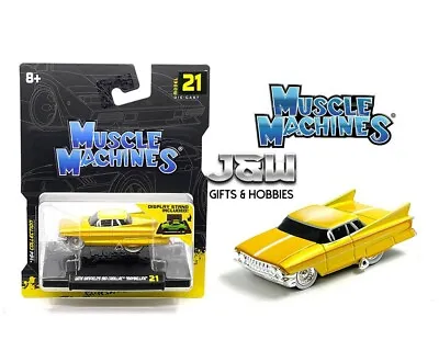 Muscle Machines Gene Winfield’s 1961 Cadillac Maybelline Yellow 15561YL 1/64 • $4.99
