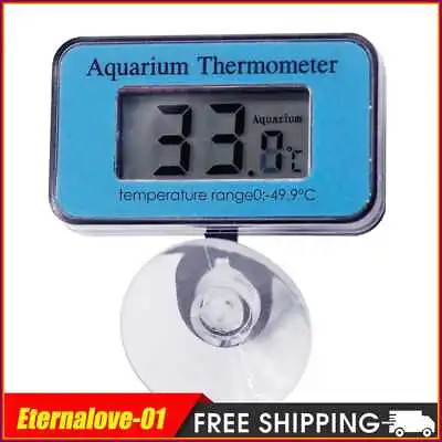 £3.54 • Buy LCD Digital Fish Tank Aquarium Thermometer Suction Submersible Water Temp Meter