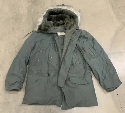 US Military N-3B Extreme Cold Weather Parka Size Medium • $49.99