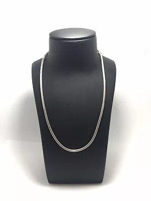 $95 • Buy Pandora 925 Sterling Silver Monents Snake-link Chain Necklace