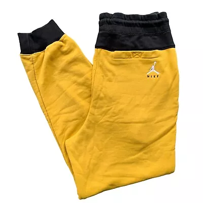 Nike Air Jordan Jumpman Jogger Sweat Pants DH7724-781 Men’s Size M Yellow • $38.97