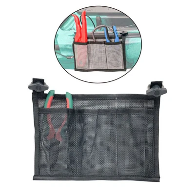 $18.78 • Buy 24x17cm Kayak Fishing Mesh Bag Boat Tool Storage Pouch Organizer Canoe Accessory