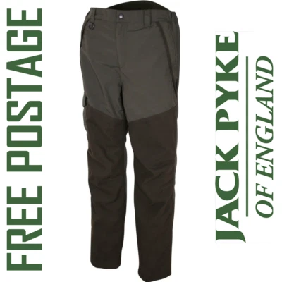 JACK PYKE ASHCOMBE TROUSERS Shooting Hunting Fishing Beating Country WATERPROOF • £45.95