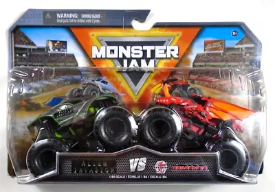 Monster Jam Alien Invasion Vs. Bakugan Dragonoid Monster Trucks 1:64 Scale • $22