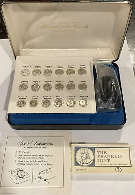 Vintage Franklin Mint Presidential Mini Coins Set First Edition Sterling Silver  • $100