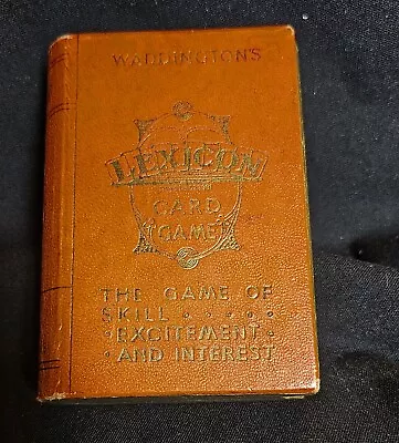 Vintage Waddingtons Lexicon Card Game In Book Shaped Box • £10.99