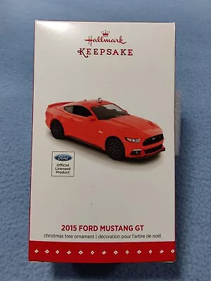 New Hallmark Keepsake 2015 Ford Mustang Gt Christmas Ornament • $49.99