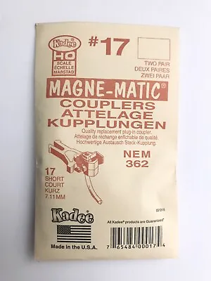 Kadee # 17 Couplings Nem Short 2 Pairs. • £11.65