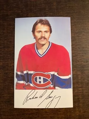 1982-83 MONTREAL CANADIENS POSTCARDS - Richard Sévigny • $2.20