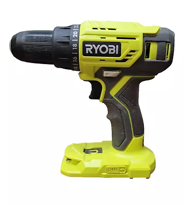 USED - Ryobi ONE+ P215VN 1/2 In 18V Cordless Lithium-Ion Drill Driver -TOOL ONLY • $29.02