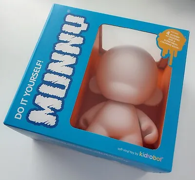 Kidrobot BLANK MUNNY 7  DIY VINYL ART FIGURE Custom Dunny Toy Janky Designer • £34.99