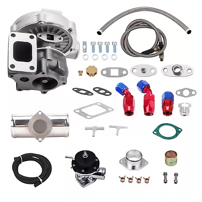 T04E T3/T4 Turbocharger Up To 400HP Oil Return Feed Line Type-S BOV Adapter Kit • $225.44