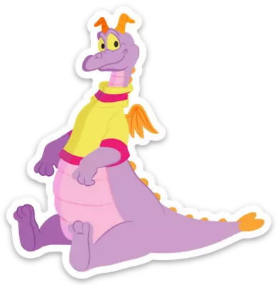 Figment Dragon Likeness Sticker - Dreamfinder - Epcot Imagination Pavilion • $5.45