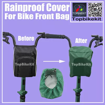 Bicycle Front Bag Rainproof Cover/For Brompton Bike Dahon Folding Bike Front Bag • $13.86