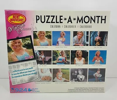 Marilyn Monroe - Puzzle A Month - New Sealed In Box Rare Find • $36.34