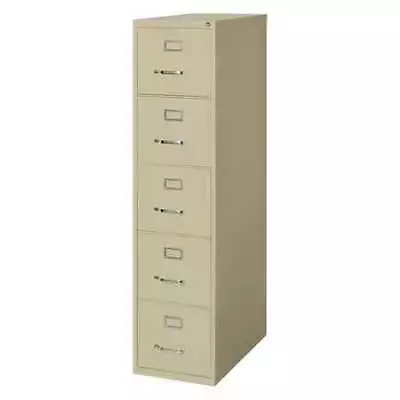 Hirsh 17777 15  W 5 Drawer File Cabinet Putty  Letter • $504.99