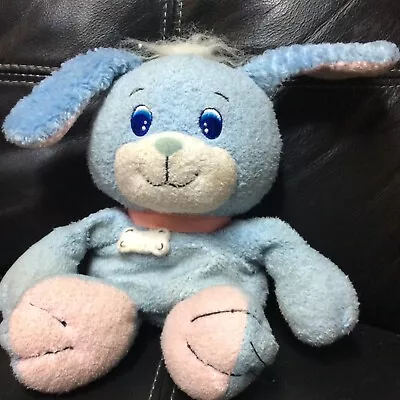 Vintage 2002 Playmates WG Squishy Pet Toy Water Blue Stuffed Dog  • $22