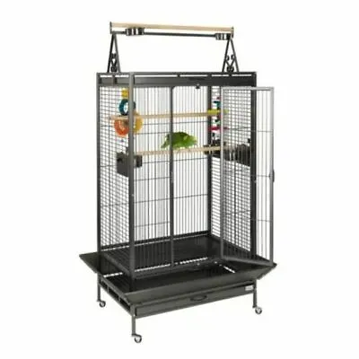 Liberta Cambridge Antique Bird / Parrot Cage For Medium Parrots Ft PlayTop Perch • £368.74