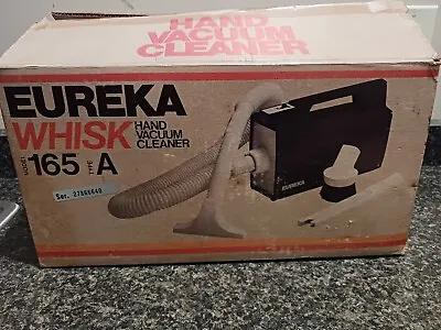 $25 • Buy Vintage Eureka Whisk Vacuum Cleaner, Model 165 Type A, With Box **WORKS**