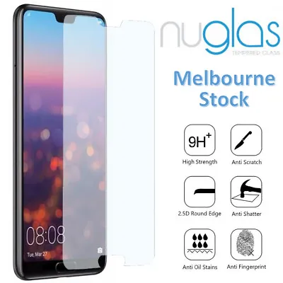 NUGLAS Huawei P40 P30 P20 P10 P9 Pro Plus Lite Tempered Glass Screen Protector • $6.95