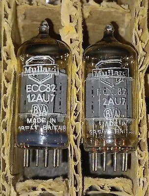 2 X Mullard ECC82 12AU7 Tubes • $100