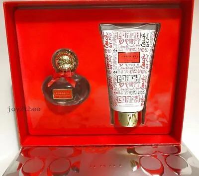 Coach Poppy Women Perfume Edp 50 Ml Spray 1.7 Oz + Body Lotion 150 Ml Gift Set • $56.99