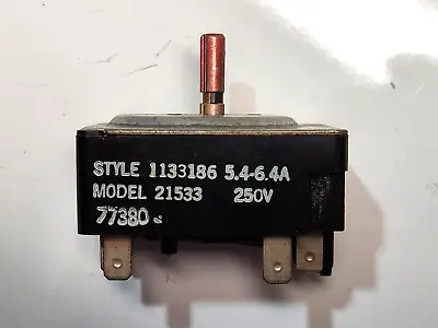 Vintage OEM Frigidaire Stove Range Burner Switch 1133186  Model 21533 • $19