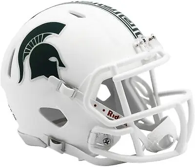 Riddell Michigan State Spartans 2023 White Revolution Speed Mini Helmet • $34.99