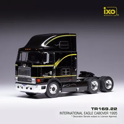 Ixo Model Trucks International Eagle Cabover Black 1995 1-43 Scale Tr169 • $34.80