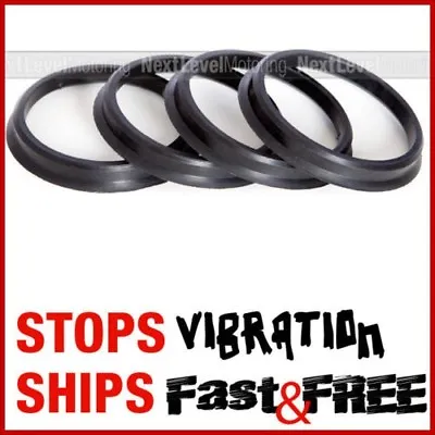 Set Of 4 Hub Centric Rings 73.1 / 57.1 Vw Volkswagen Beetle Cc Eos Jetta Passat • $8.95