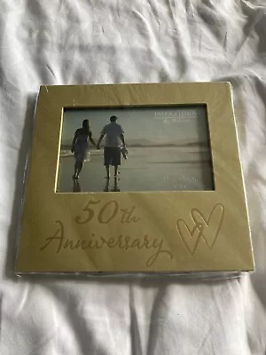 Golden Wedding 50th Anniversary Photo Frame - New • £8.99