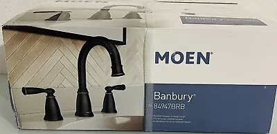 Moen Banbury 84947BRB Widespread Bathroom Faucet Bronze Finish • $88.99