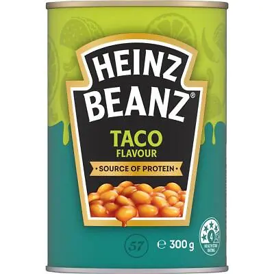 Heinz Baked Beans Taco Flavour Can 300g • $13