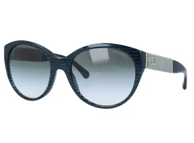 CHANEL Sunglasses  CH5259 1441 S3  - Teal Blue  - GLITTER - Womens - Butterfly • $390