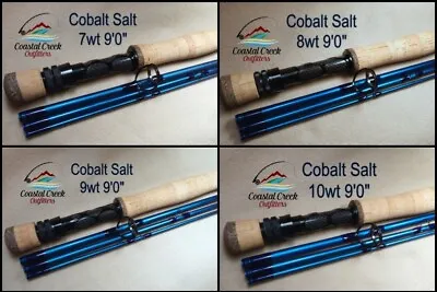 Coastal Creek Cobalt Salt Fly Rods • $169