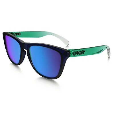 Oakley Frogskins Surf Collection Blue W/Sapphire Iridium OO9013-44 RARE • $267