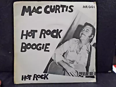 Mac Curtis   Hot Rock Boogie   3 Track Maxi Single Ex+ Cond.in Pic Sl. • £13.99