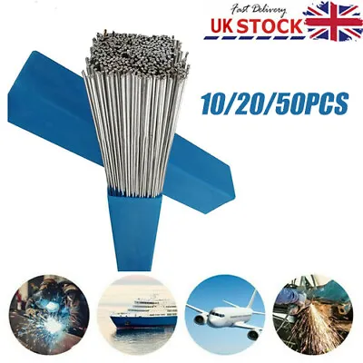 £4.99 • Buy 10/20/50 Aluminum Brazing Solution Welding Flux-Cored Rods Low Temperature Wire