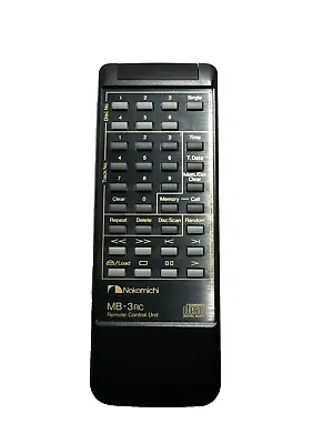 Nakamichi MB-3RC 6-Disc CD Player Remote Control MB-3 • $25