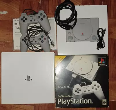 Sony PlayStation Classic Gray Console Great For Collection Or Any Purpose....... • $50