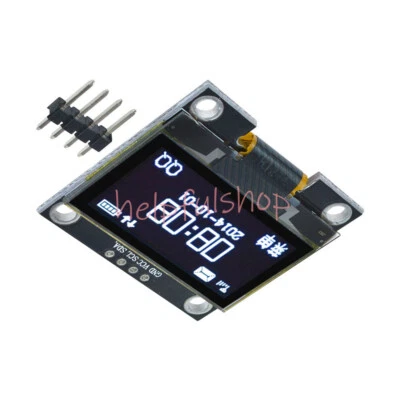 $7.04 • Buy 1.3  OLED LCD 4PIN Display Module IIC I2C Interface White 128x64