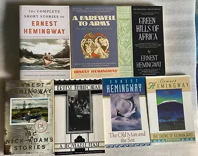 Ernest Hemingway Lot Of 7 Books : A Moveable Feast Complete Stories … Trade PB • $33