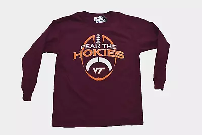 OVB Youth Boys Virginia Tech Football Fear The Hokies Long Sleeve Shirt NWT S-XL • $7.99