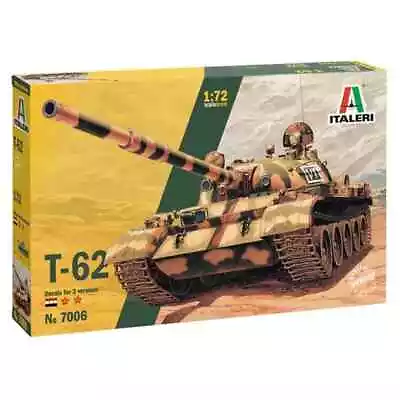 Italeri - Russian T-62 Tank - 1/72 Scale Model Kit • £13.50