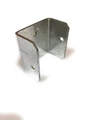£10.75 • Buy 10x - 35mm Galvanised Fence & Trellis Clips Bracket Panel Fixing Garden Post