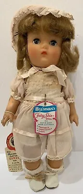 Vintage Horsman Doll Rare Orig Tags Fairy Skin Satin Soft Doll Saran Hair 1950’s • $25
