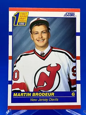 1990-91 Score #439 Martin Brodeur RC Rookie Card New Jersey Devils HOF • $3