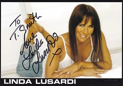 Linda Lusardi - British Actress & Model Signed Photo • £8