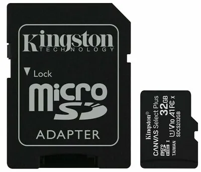 32GB Micro SD Card TF Card Memory For Goodyear Mini HD Car DVR Video Dash Cam • £5.99